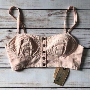 NWT AllSaints Spitalfields Pink Bra Top